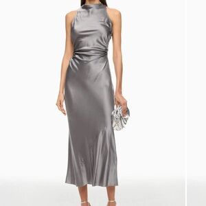 Reformation Casette Silk Dress